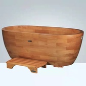 豪华欧式木质浴缸